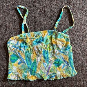 Hippie Rose size small crop tank top